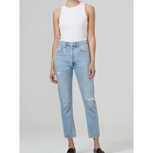 Citizens Of Humanity Jolene High Rise Jeans Slim Fit in Blue Jay 25